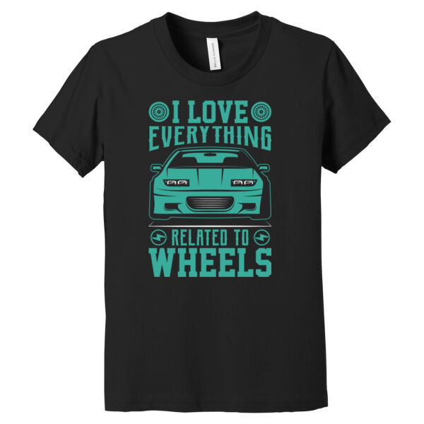 Everything Related to Wheels - Youth Jersey Short Sleeve Tee Thumbnail