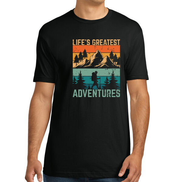 Life's Greatest Adventures - Unisex Premium Cotton T-Shirt Thumbnail