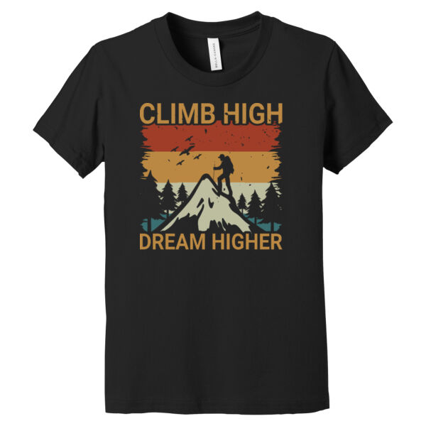 Climb High Dream Higher - Youth Jersey Short Sleeve Tee Thumbnail