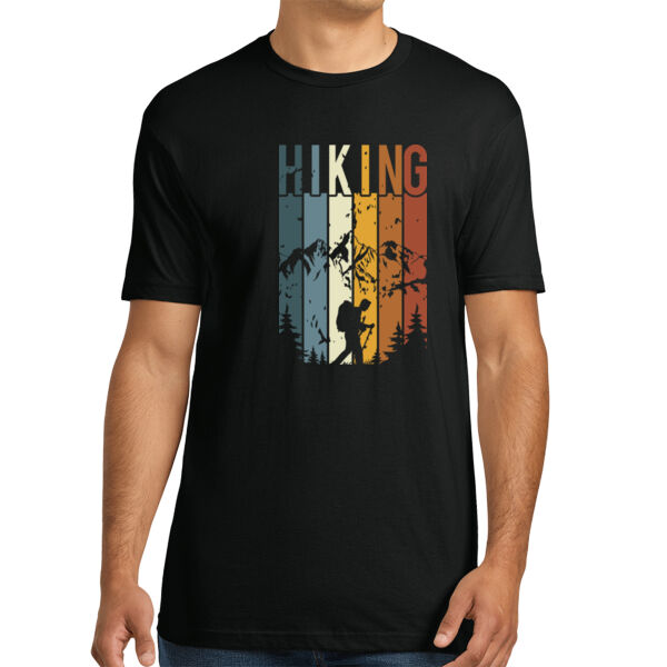Hiking - Unisex Premium Cotton T-Shirt Thumbnail