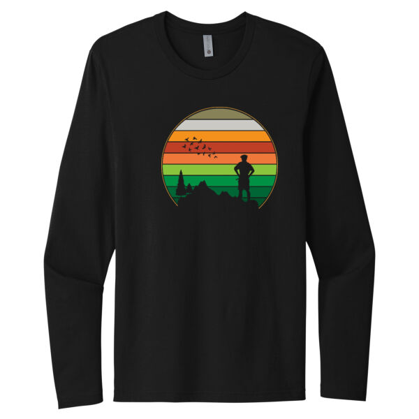 Adventure Man - Unisex Premium Cotton Long Sleeve T-Shirt Thumbnail