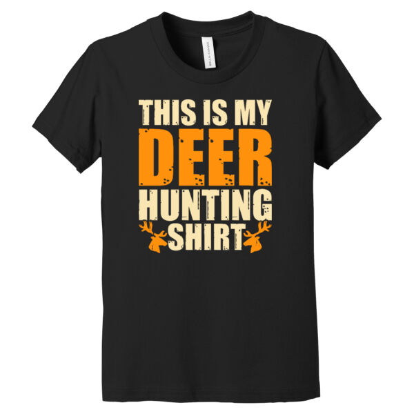 This is My Deer Hunting Shirt - Youth Jersey Short Sleeve Tee Thumbnail