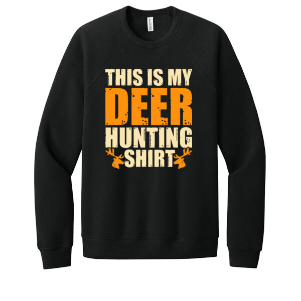 This is My Deer Hunting Shirt - Unisex Premium Fleece Crew Sweatshirt Thumbnail