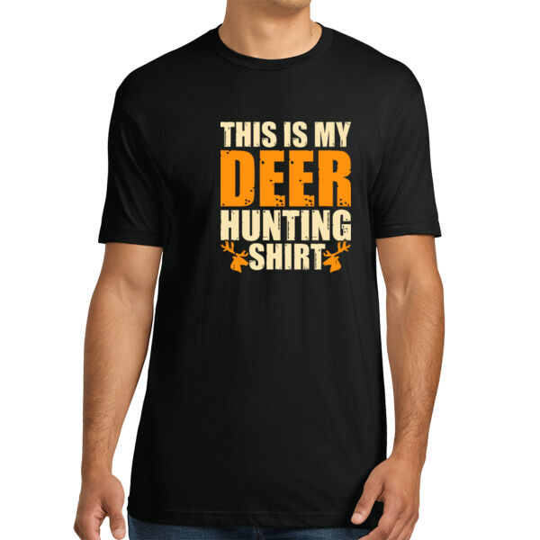This is My Deer Hunting Shirt - Unisex Premium Cotton T-Shirt Thumbnail