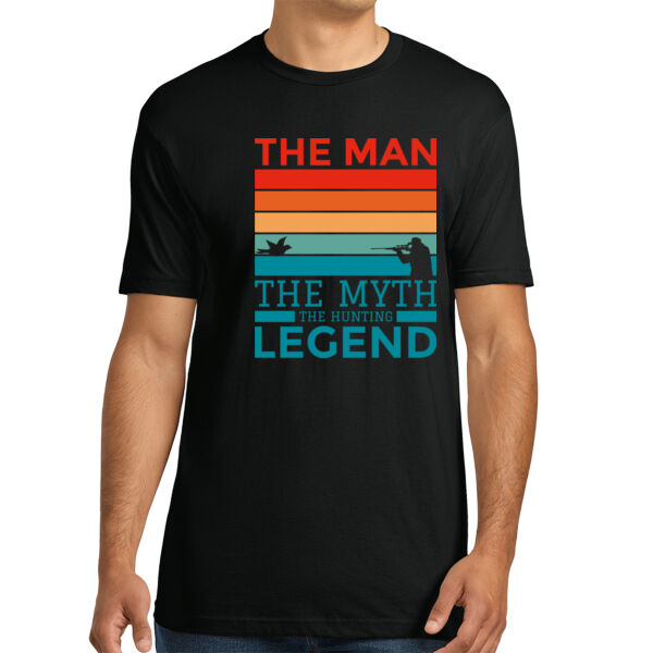 The Hunting Legend - Unisex Premium Cotton T-Shirt Thumbnail