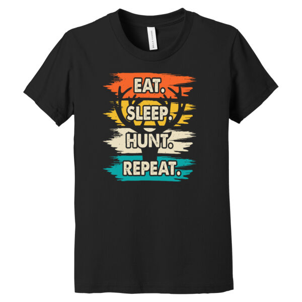 Eat Sleep Hunt Repeat - Youth Jersey Short Sleeve Tee Thumbnail
