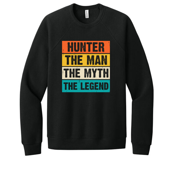 Man The Myth The Legend - Unisex Premium Fleece Crew Sweatshirt Thumbnail