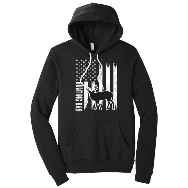 Hunting Dad - Unisex Premium Fleece Hooded Sweatshirt Thumbnail