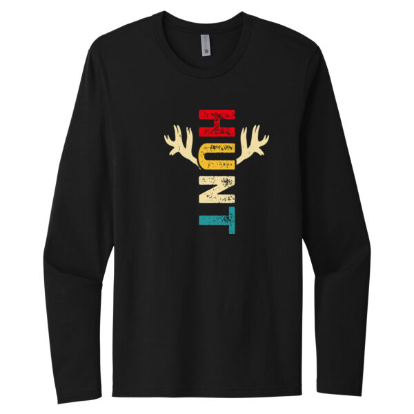 Hunt - Unisex Premium Cotton Long Sleeve T-Shirt Thumbnail