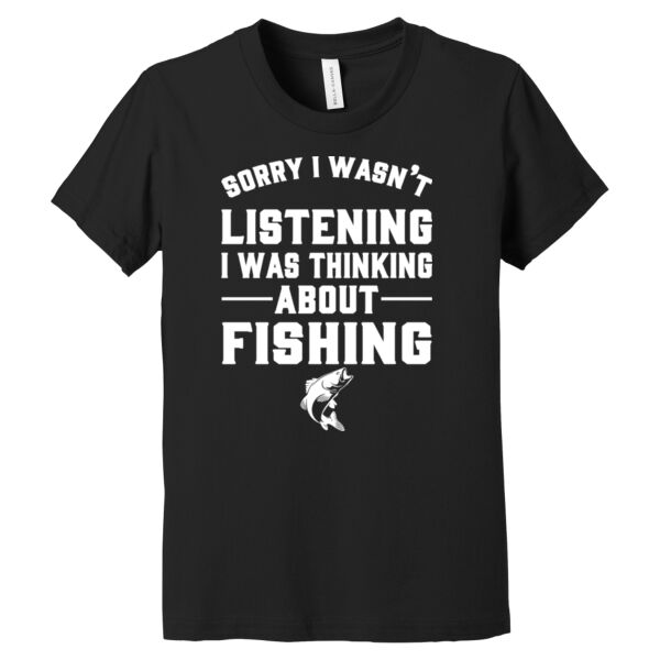Thinking About Fishing - Youth Jersey Short Sleeve Tee Thumbnail