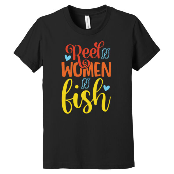 Reel Women Fish - Youth Jersey Short Sleeve Tee Thumbnail