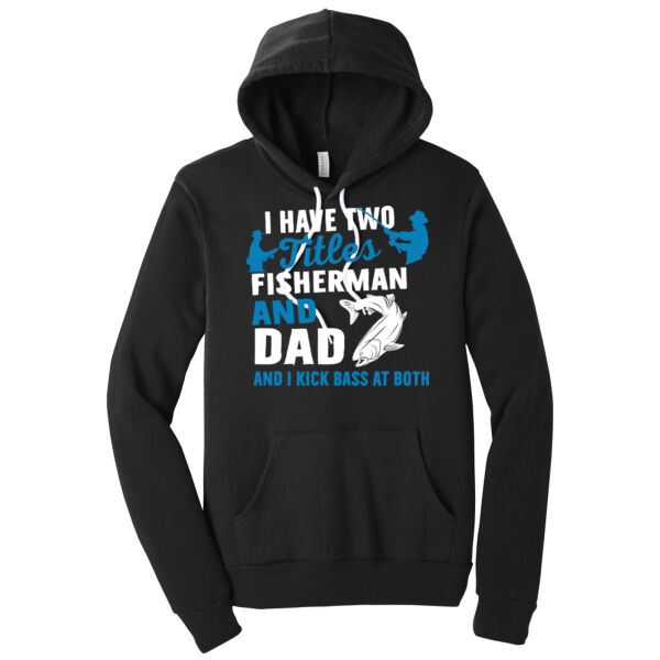 Fisherman and Dad - Unisex Premium Fleece Hooded Sweatshirt Thumbnail
