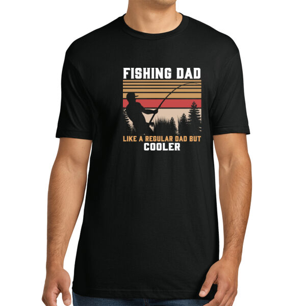 Fishing Dad - Unisex Premium Cotton T-Shirt Thumbnail