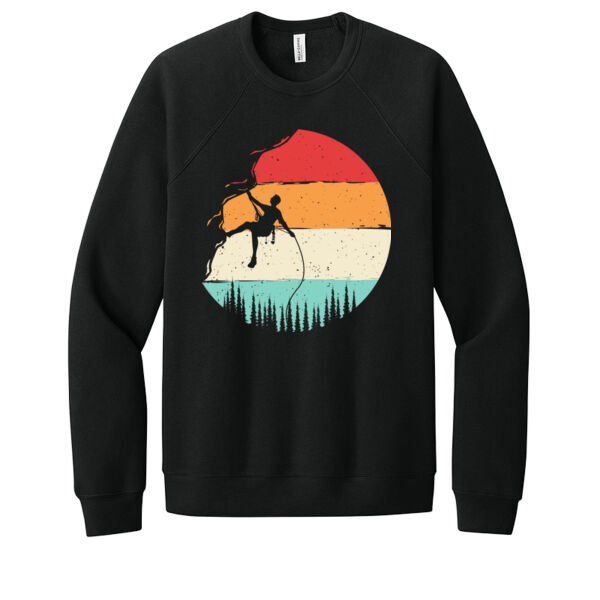 Climb The Wall - Unisex Premium Fleece Crew Sweatshirt Thumbnail