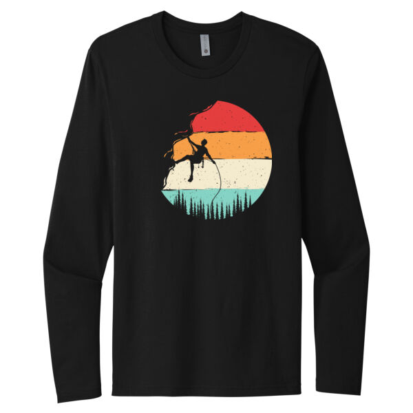 Climb The Wall - Unisex Premium Cotton Long Sleeve T-Shirt Thumbnail