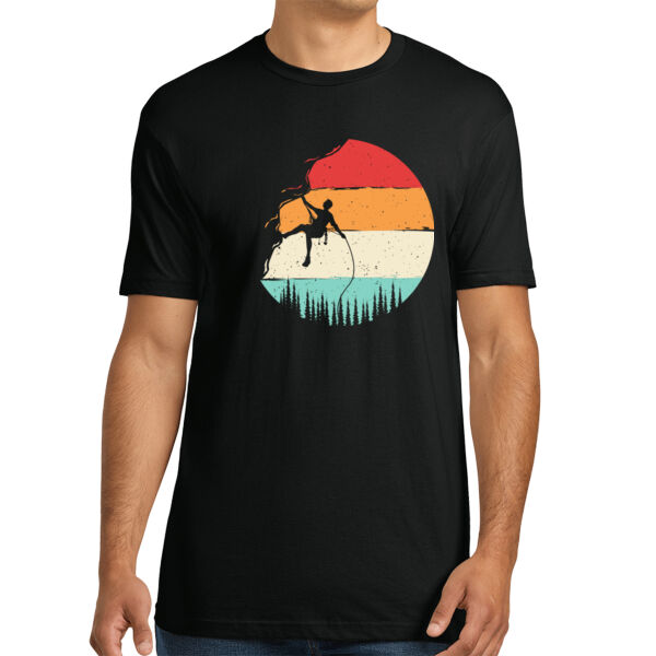 Climb The Wall - Unisex Premium Cotton T-Shirt Thumbnail