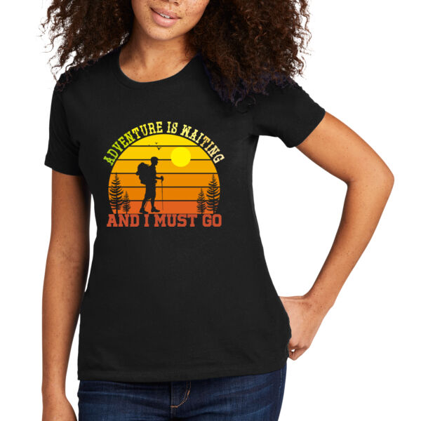 Adventure Is Calling - Women's Premium Cotton T-Shirt Thumbnail