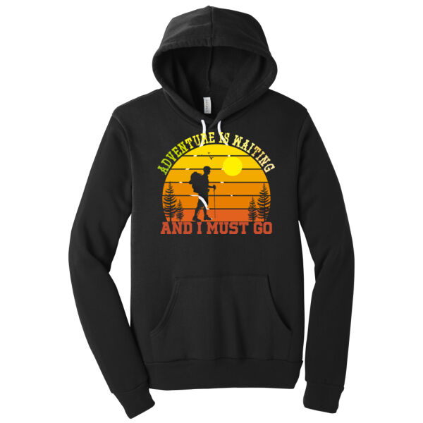 Adventure Is Calling - Unisex Premium Fleece Hooded Sweatshirt Thumbnail