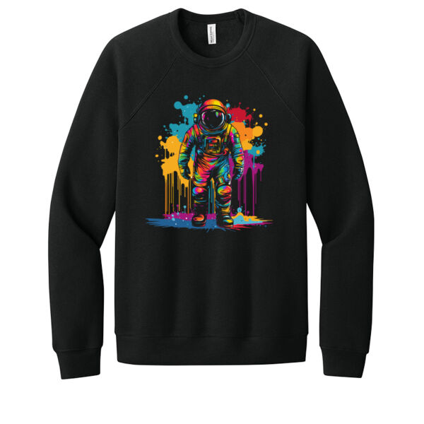 Colorful Astronaut - Unisex Premium Fleece Crew Sweatshirt Thumbnail