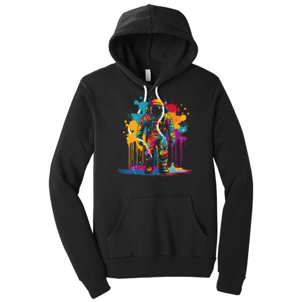 Colorful Astronaut - Unisex Premium Fleece Hooded Sweatshirt Thumbnail