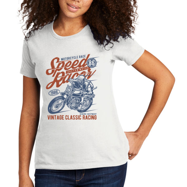 Speed Racer - Women's Premium Cotton T-Shirt Thumbnail