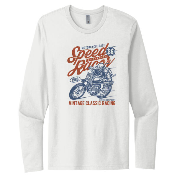 Speed Racer - Unisex Premium Cotton Long Sleeve T-Shirt Thumbnail