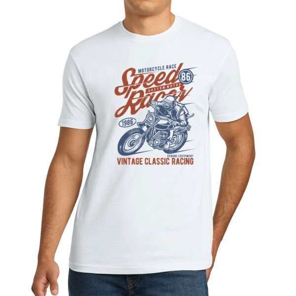 Speed Racer - Unisex Premium Cotton T-Shirt Thumbnail
