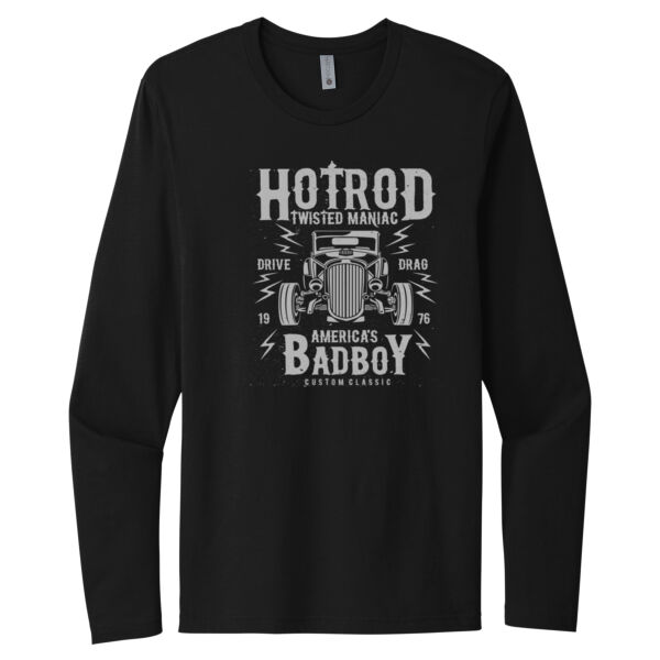 Twisted Hotrod - Unisex Premium Cotton Long Sleeve T-Shirt Thumbnail