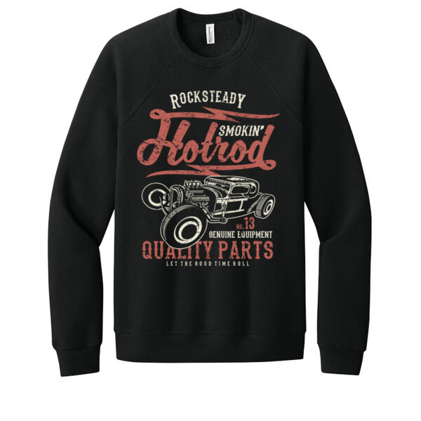 Smokin Hotrod - Unisex Premium Fleece Crew Sweatshirt Thumbnail