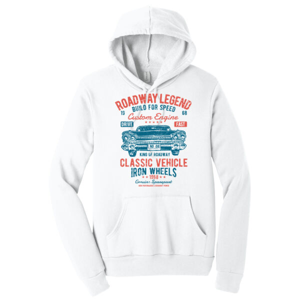 Roadway Legend - Unisex Premium Fleece Hooded Sweatshirt Thumbnail