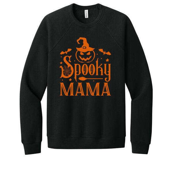 Spooky Mama - Unisex Premium Fleece Crew Sweatshirt Thumbnail