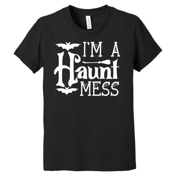 I'm a Haunt Mess - Youth Jersey Short Sleeve Tee Thumbnail