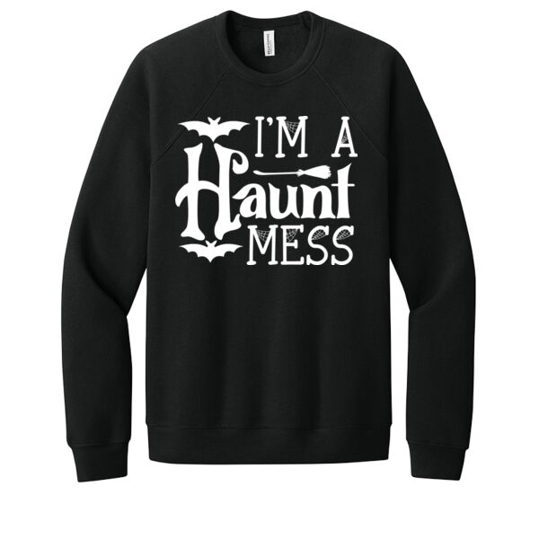 I'm a Haunt Mess - Unisex Premium Fleece Crew Sweatshirt Thumbnail