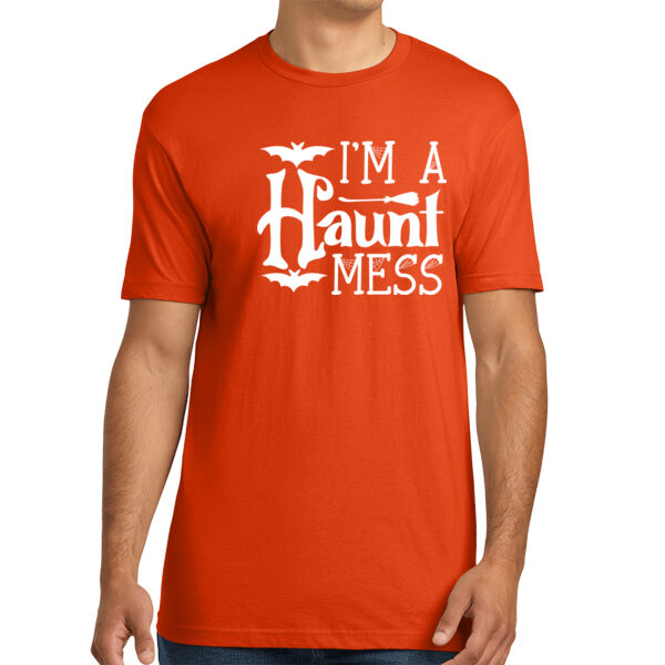 I'm a Haunt Mess - Unisex Premium Cotton T-Shirt Thumbnail