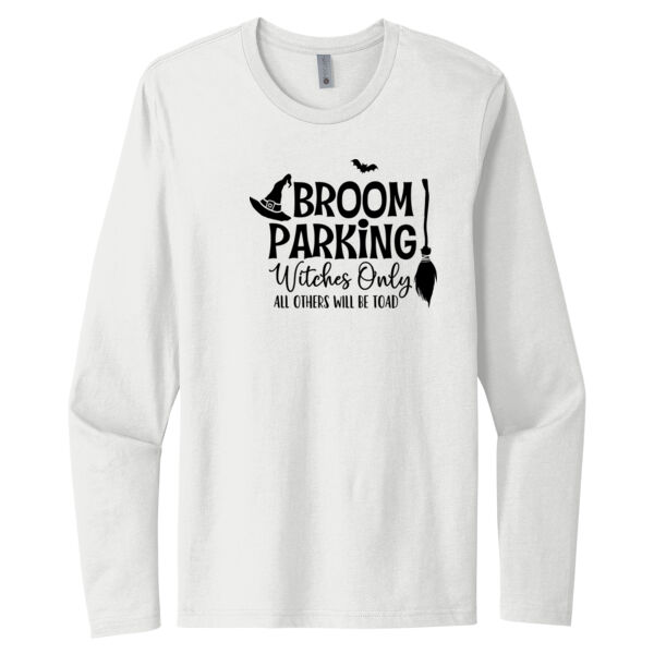 Broom Parking - Unisex Premium Cotton Long Sleeve T-Shirt Thumbnail