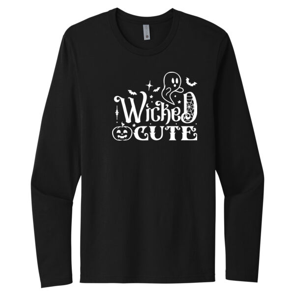 Wicked Cute - Unisex Premium Cotton Long Sleeve T-Shirt Thumbnail