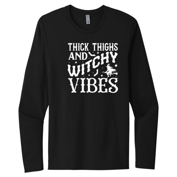 Thick Thighs - Unisex Premium Cotton Long Sleeve T-Shirt Thumbnail