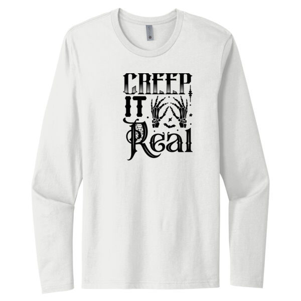 Creep it Real - Unisex Premium Cotton Long Sleeve T-Shirt Thumbnail