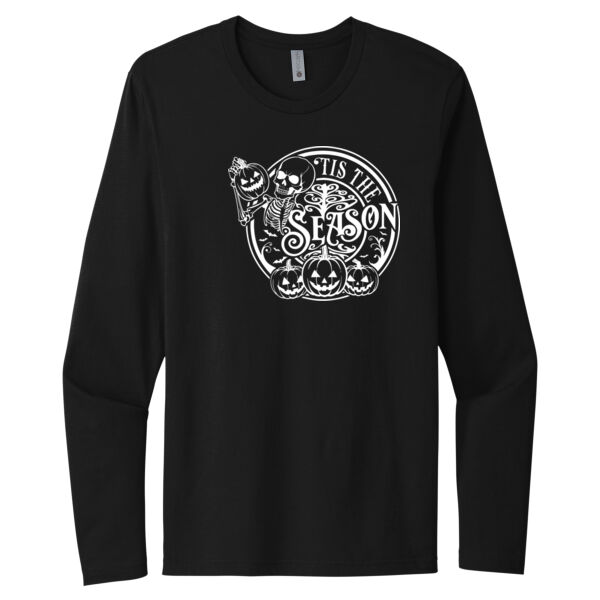 Tis The Scary Season - Unisex Premium Cotton Long Sleeve T-Shirt Thumbnail