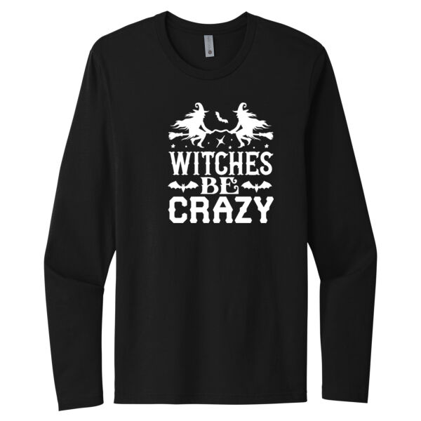 Witches be Crazy - Unisex Premium Cotton Long Sleeve T-Shirt Thumbnail