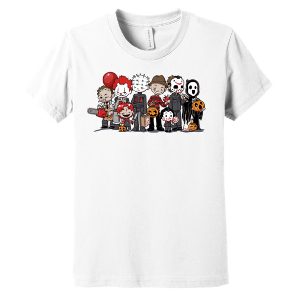 Cartoon Horror Friends - Youth Jersey Short Sleeve Tee Thumbnail