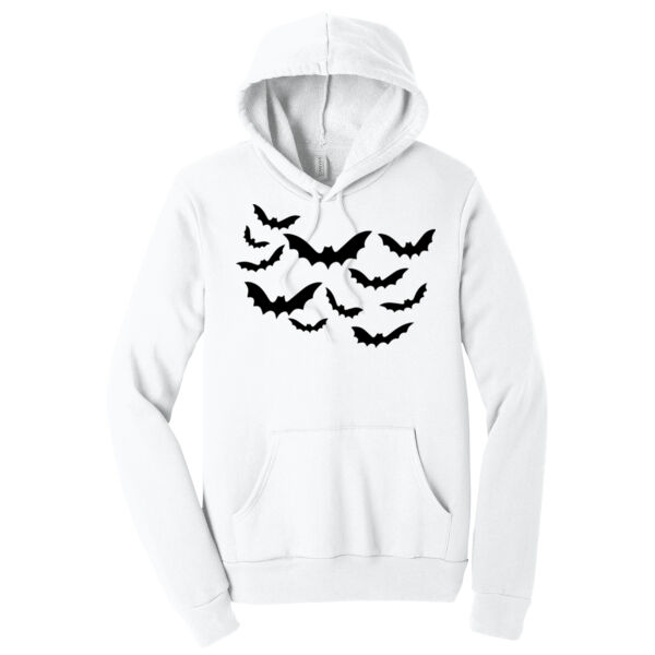Halloween Bats - Unisex Premium Fleece Hooded Sweatshirt Thumbnail