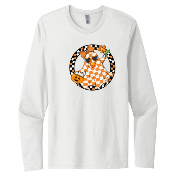 Nice Ghost - Unisex Premium Cotton Long Sleeve T-Shirt Thumbnail