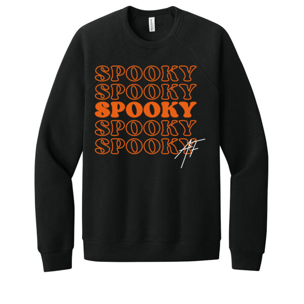 Spooky AF - Unisex Premium Fleece Crew Sweatshirt Thumbnail