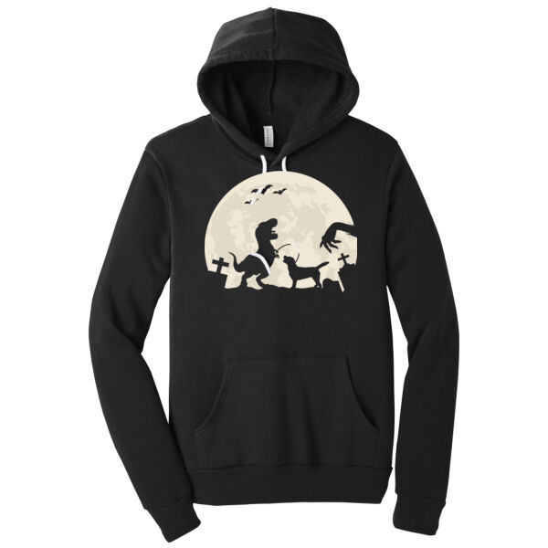 Midnight Moon - Unisex Premium Fleece Hooded Sweatshirt Thumbnail