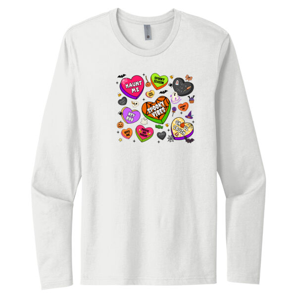 Spooky Candy - Unisex Premium Cotton Long Sleeve T-Shirt Thumbnail