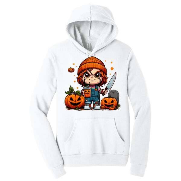 Happy Chucky - Unisex Premium Fleece Hooded Sweatshirt Thumbnail