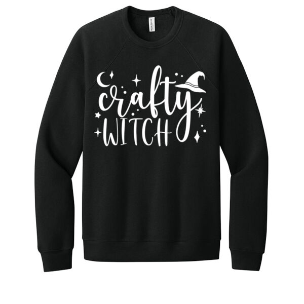 Crafty Witch - Unisex Premium Fleece Crew Sweatshirt Thumbnail