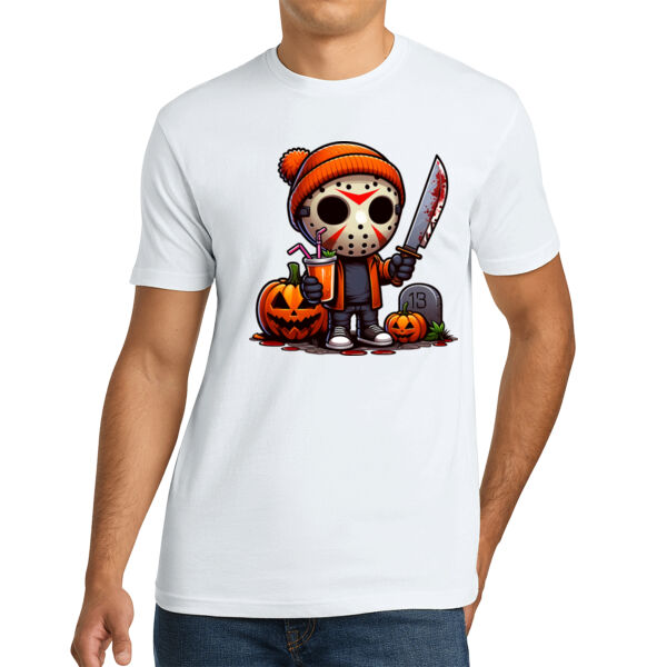 Happy Jason - Unisex Premium Cotton T-Shirt Thumbnail