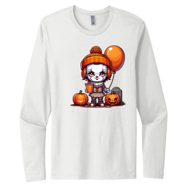 Happy Pennywise - Unisex Premium Cotton Long Sleeve T-Shirt Thumbnail